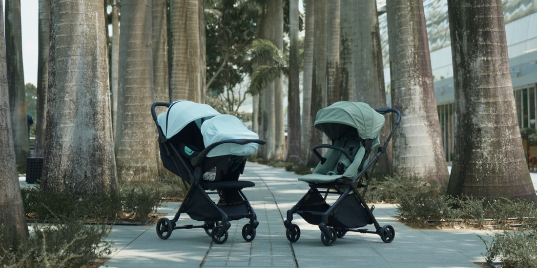 Mimosa_ MMS17083 CABIN CRUISER CAR SEAT_ MMS17079 MIMOSA CABIN CRUISER STROLLER (LAGOON)_ MMS17086 MIMOSA CAROUSEL CRUISER (MATCHA)